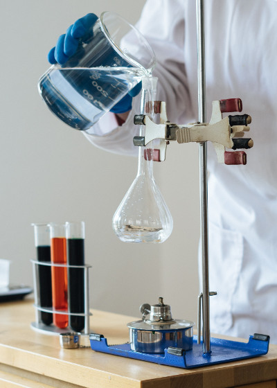 Analyzing lab sample