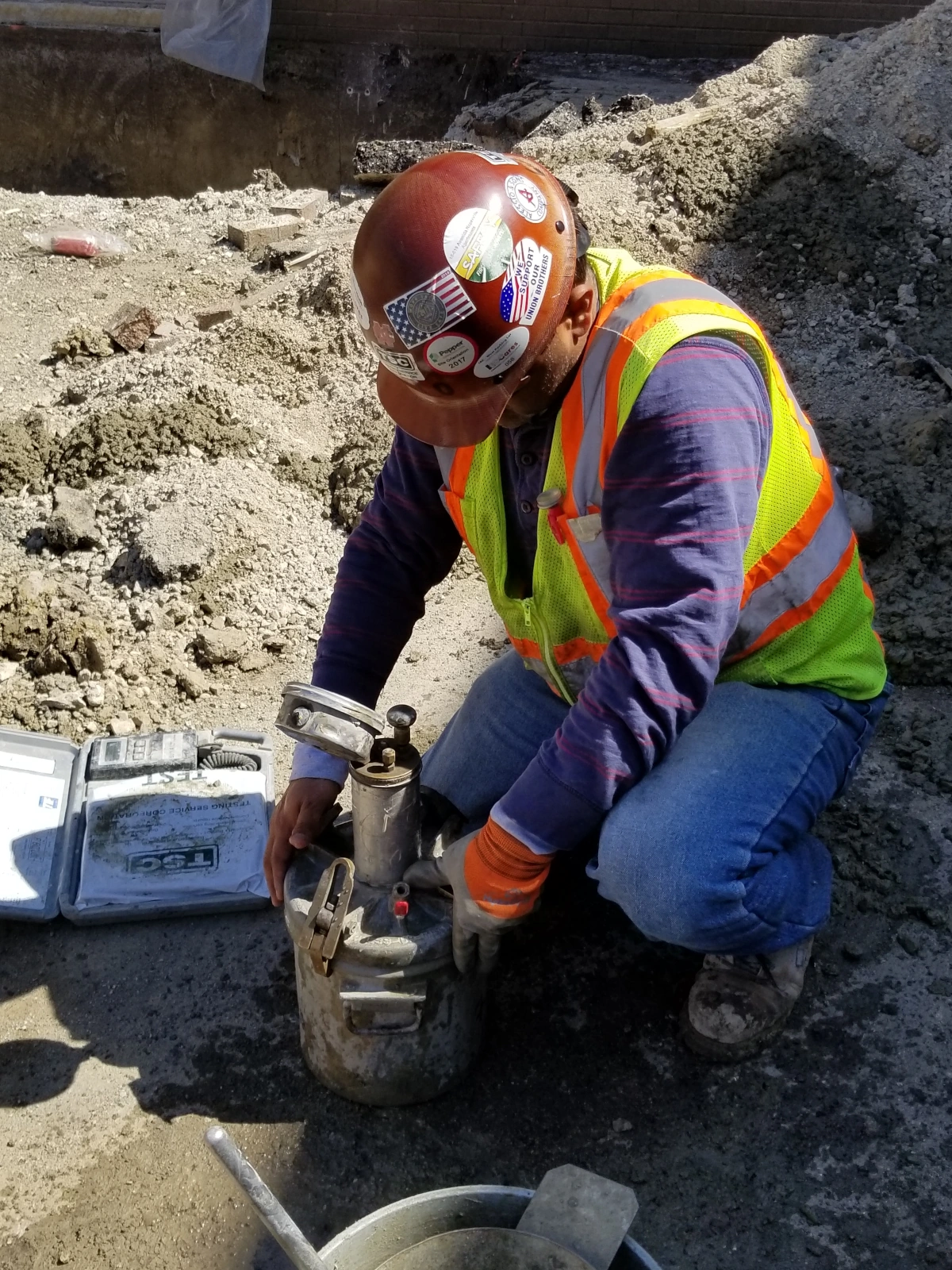 Concrete Air Meter Testing