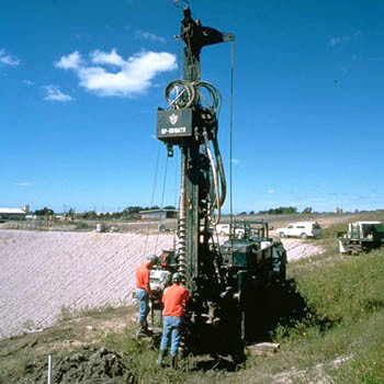 Drilling in soil